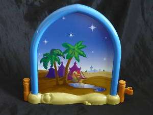 Fisher Price Little People Christmas Nativity Backdrop  