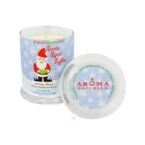   Naturals Candle Zhena Spice White Glass Ct: Health & Personal Care