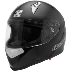  Sparx Tracker Matte Black Full Face Helmet   Color : Black 