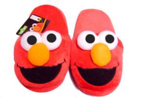 NEW Elmo / Cookie Monster / Big Bird～Plush Slippers  