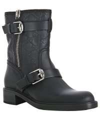    black guccissima Edie buckle detail boots  