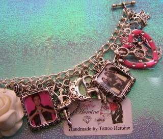 Logan Henderson Themed Charm Bracelet Handmade By Tattoo.Heroine