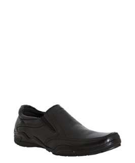 Kenneth Cole Reaction black leather Alca Has slip on loafers 