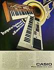 1983 Ad Casio Miracles Never Cease Trumpet or Tone Ears Dont 