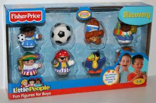 FISHER PRICE LITTLE PEOPLE FUN FIGURES FOR BOYS NEW  
