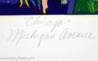 Melanie Taylor Kent Chicago Michigan Avenue Remarque Original Signed 
