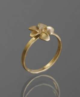 Adina Reyter gold small flower ring   