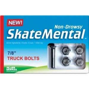  Skate Mental Allen Skateboard Hardware Set   7/8 Sports 