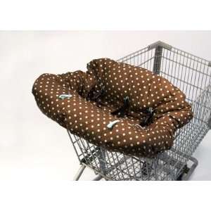  Shopping Cart & High Chair Cover Chocolate/Aqua Dot: Baby