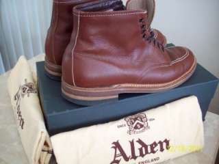     shoes, original box, and original cloth shoe bags from Alden