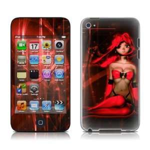  Ghost Red Design Protector Skin Decal Sticker for Apple iPod Touch 