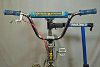 Old School Mongoose Expert BMX 20 wheeled Chrome & blue Pro Class 