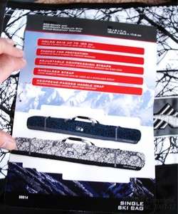 NEW LIMITED EDITION BETTER QUALITY S8014 PADDED HIGH SIERRA SINGLE SKI 