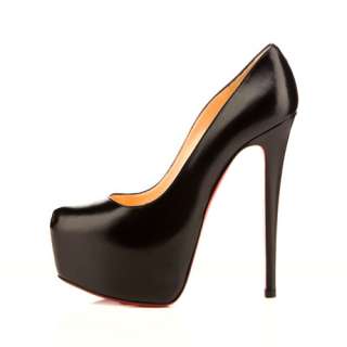 14CM Luxury Womens High Heel Shoes Pump Boots Platform 2 Colors ALL 