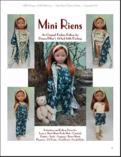    Fashion Pattern for Dianna Effners 13 Inch Little Darlings  