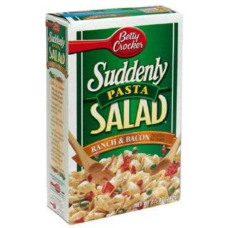 Suddenly Pasta Salad, Ranch & Bacon, 7.5 Ounce Boxes (Pack of 12)