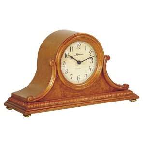    Oak Tambour Chiming Mantel Clock by Loricron