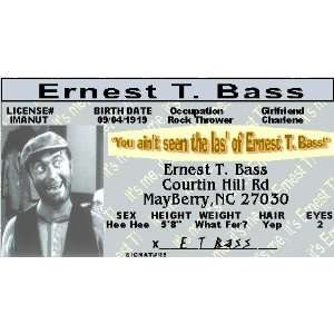 Ernest T Bass   Collector Card Andy Griffith Show 