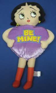 Betty Boop Be Mine Heart Plush Stuffed Doll Sugar Loaf  