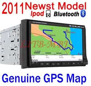   Screen Double Din Car DVD/MP3 Player GPS Sygic Map BT PIP FM Radio TV