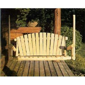  Lakeland Mills Solid Cedar Porch Swing: Patio, Lawn 
