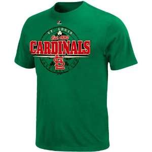 MLB Majestic St. Louis Cardinals Luck Of Ours T Shirt 