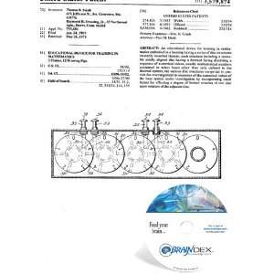  NEW Patent CD for EDUCATIONAL DEVICE FOR TRAINING IN 