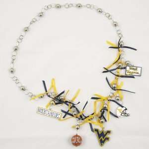  West Virginia Mountaineers Gameday Necklace: Sports 