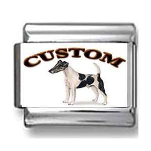  Smooth Fox Terrier Dog Custom Photo Italian Charm Jewelry