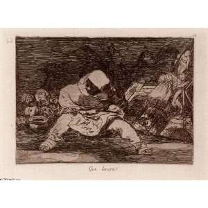     Francisco de Goya   32 x 24 inches   Que locura