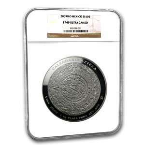   Kilo (32.15 oz) Silver Aztec Calendar Coin PF 69 NGC Toys & Games