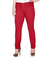 MICHAEL Michael Kors Plus Size Jeans, Skinny True Red Wash