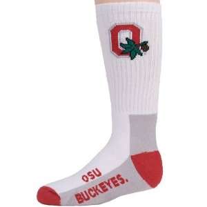   State Buckeyes Youth Tri Color Team Logo Tall Socks: Sports & Outdoors