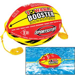   4K BOOSTER BALL W/ CUSTOM TOW ROPE INFLATABLE TOWABLE TUBING  