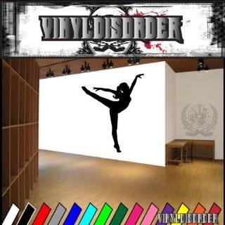  Vinyl Wall Art Decal Sticker Ballet Dancer 24x51 Ballerina 