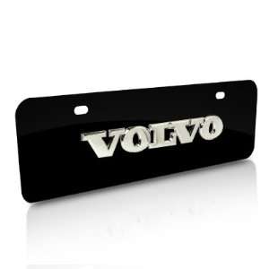  Volvo Logo On Mini Black License Plate Automotive