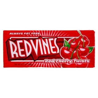 Red Vines, Red Cherry Twists, 5 Ounce Packages (Pack of 24)