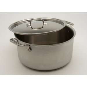  All clad Mc2 Stainless 6 quart Stockpot With Lid Kitchen 