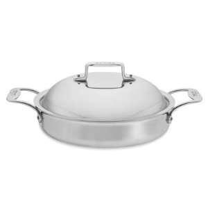  All Clad d5 Stainless Steel 3 Quart Sauteuse with Lid 