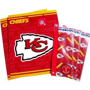Pro Specialties Kansas City Chiefs Large Size Gift Bag & Wrapping 