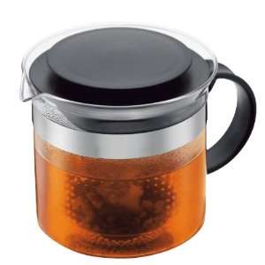 Bodum Bistro Nouveau Tea Pot, 1.0 L, 34 Oz Black  Kitchen 