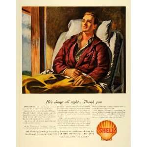  1943 Ad Shell Oil Co Logo Industrial Lubricants Gas Fuel 