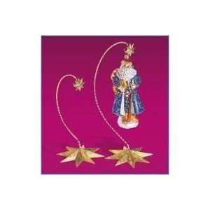 Christopher Radko Gold Star Ornament Holder 2 pc Set:  Home 