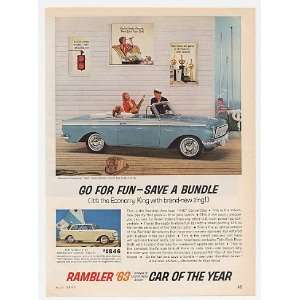   AMC Rambler American 440 Convertible Print Ad (23498): Home & Kitchen