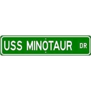  USS MINOTAUR ARL 15 Street Sign   Navy