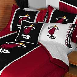 nEw 4pc NBA MIAMI HEAT Basketball Bed TWIN BEDDING SET  