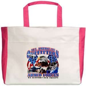   Tote Fuchsia All American Outfitters Armed Forces Army Navy Air Force