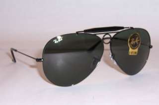 RAY BAN Sunglasses AVIATOR SHOOTER 3138 002 BLACK 62mm  