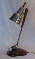Vintage Retro Golf Club Adjustable Table Lamp, Works  