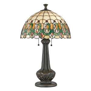    Quoizel Carolyn 26 Inch Tiffany Table Lamp: Home Improvement